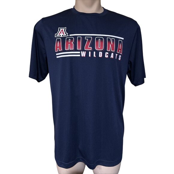 NEW Arizona Wildcats Colosseum  Blue Red Performance Shirt Men's L - Picture 1 of 8